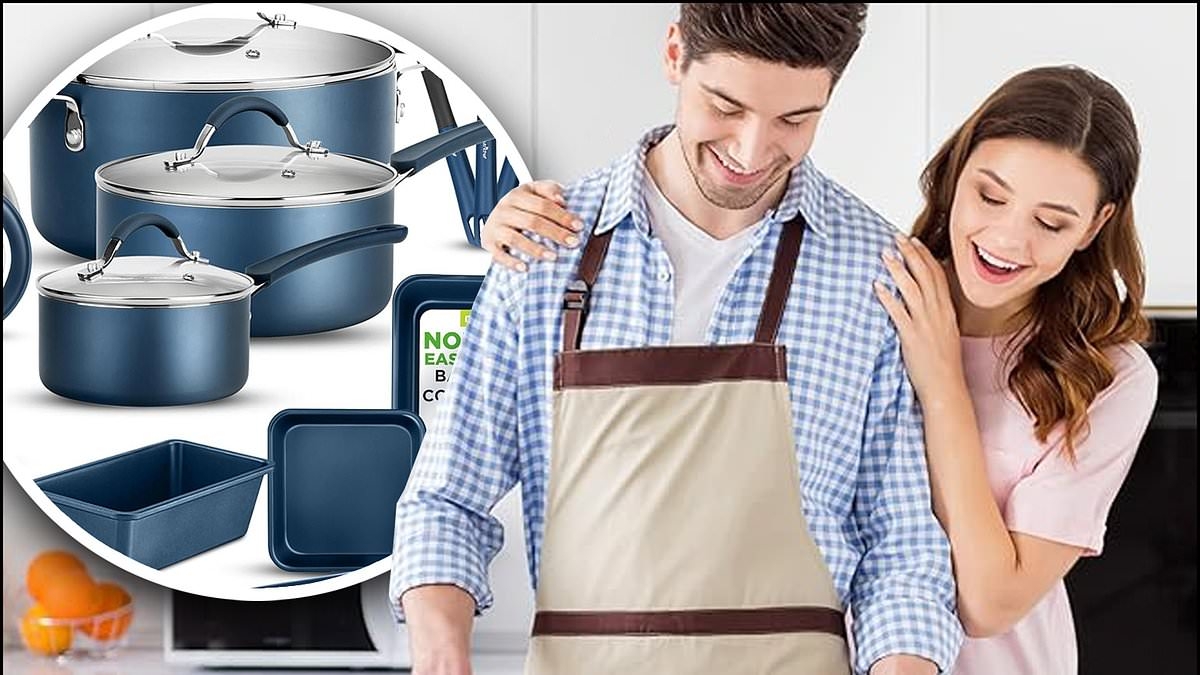 Ready, set, bake! Nutrichef cookware and bakeware set makes it easy and fun - now up to 23% off at Amazon