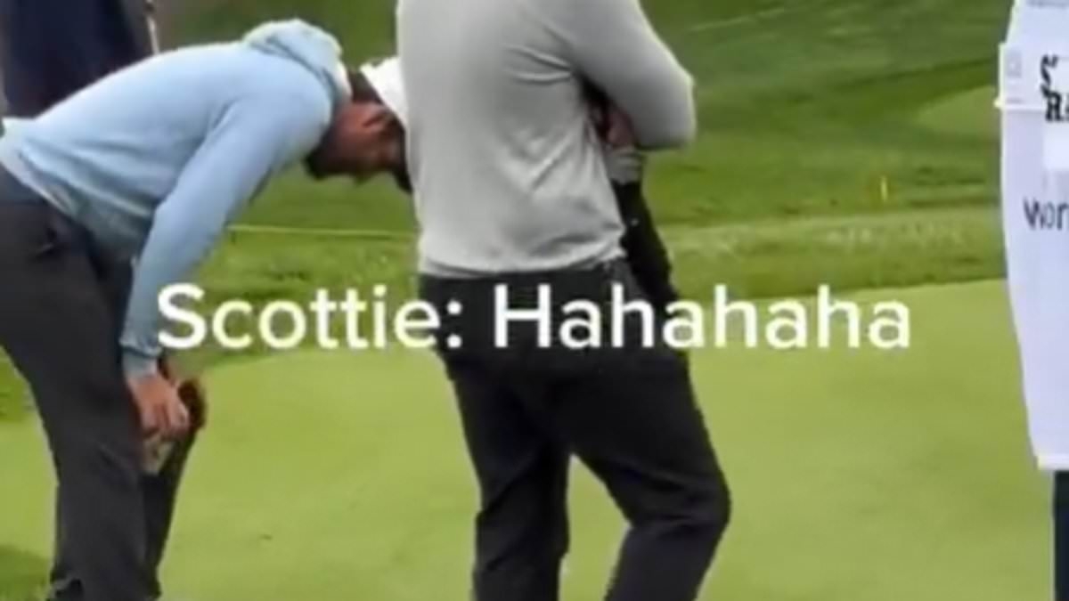 NFL icon leaves Scottie Scheffler horrified with golf shot