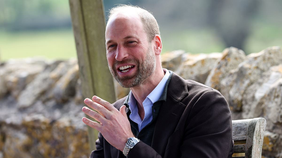Prince William laughs off awkward question during Duchy of Cornwall meet and greet as ‘demanding and ambitious' royal reveals plans to bring about ‘real change'
