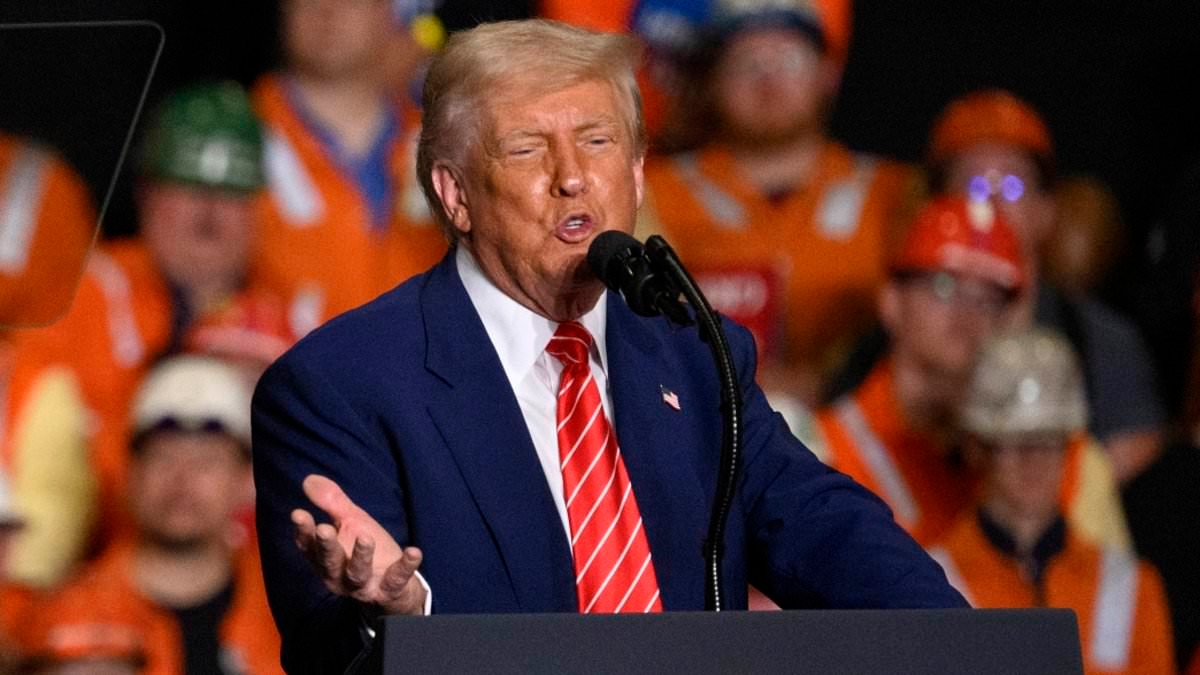Donald Trump makes bold NFL prediction as QB gives him personal gift at rally... and it could be bad news for Aaron Rodgers