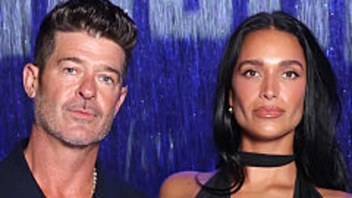 Robin Thicke, 48, finally marries model April Love Geary, 30, after six-year engagement