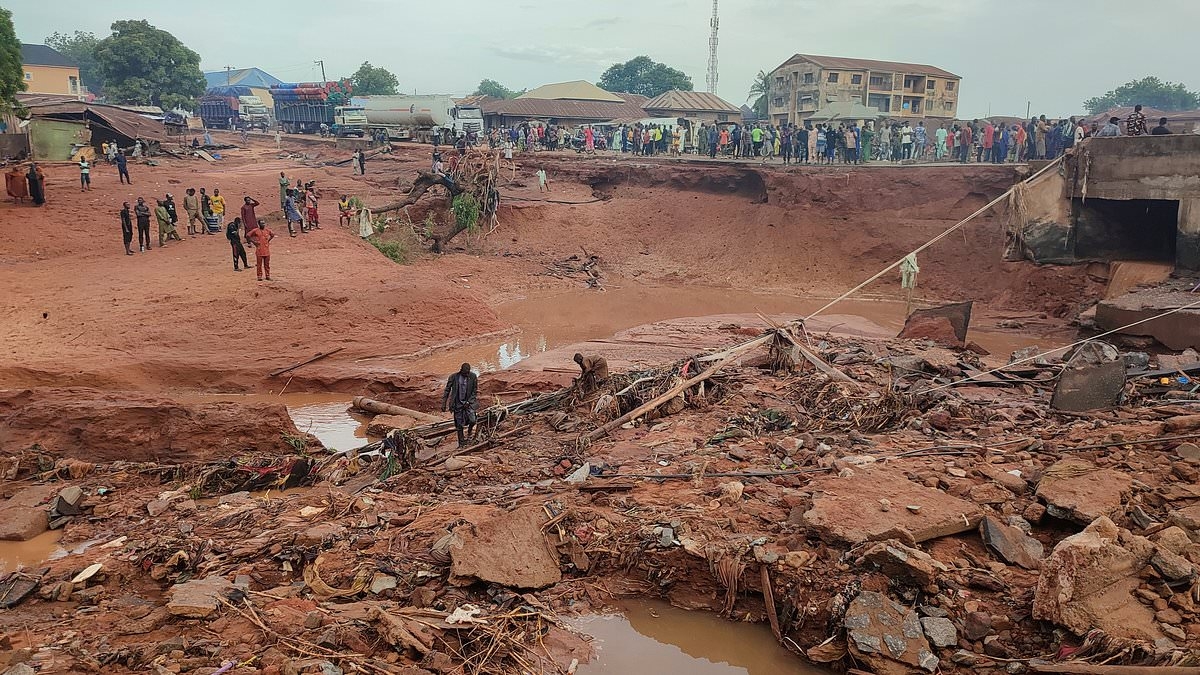 More than 150 are dead and 3,000 made homeless as rainfall unleashes massive flooding in Nigeria