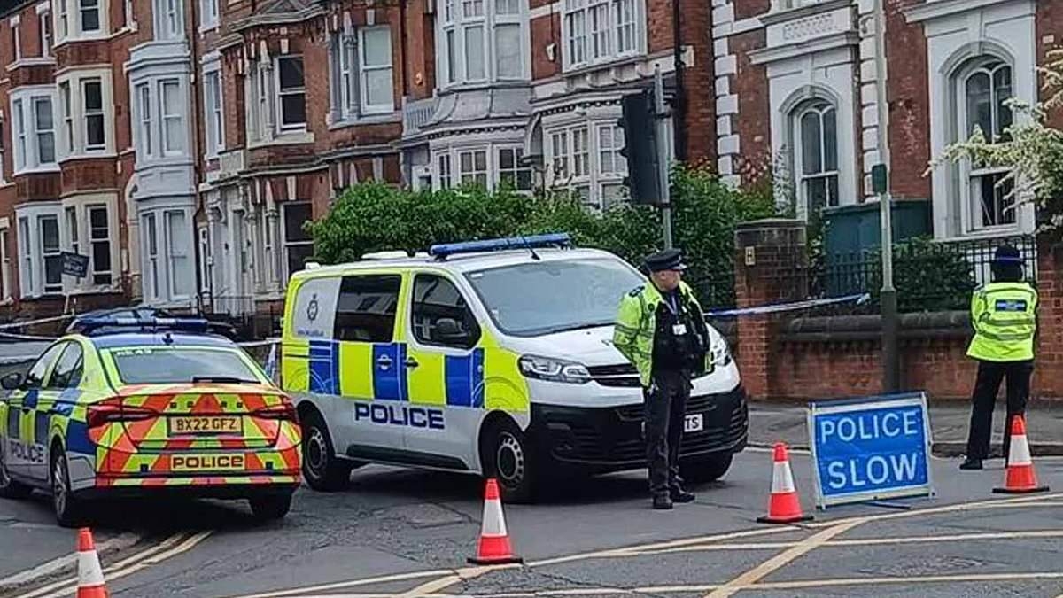 Man is arrested 'after car drives into pedestrians following a fight at private event'