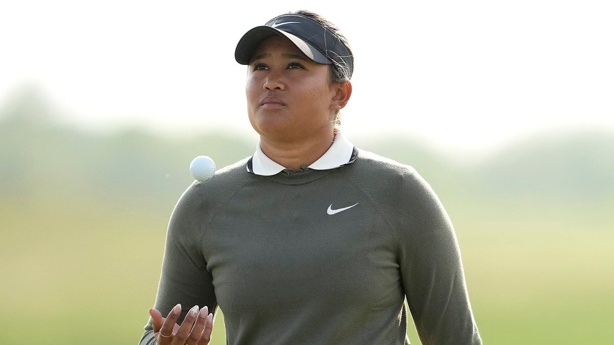 Scary scenes at US Women's Open as golf star Amari Avery is forced to flee rental home in the middle of the night