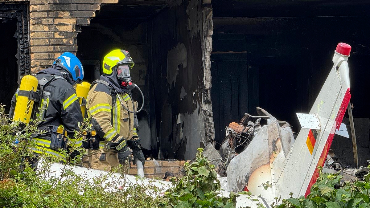 Plane crashes into house in Germany - killing two including the pilot