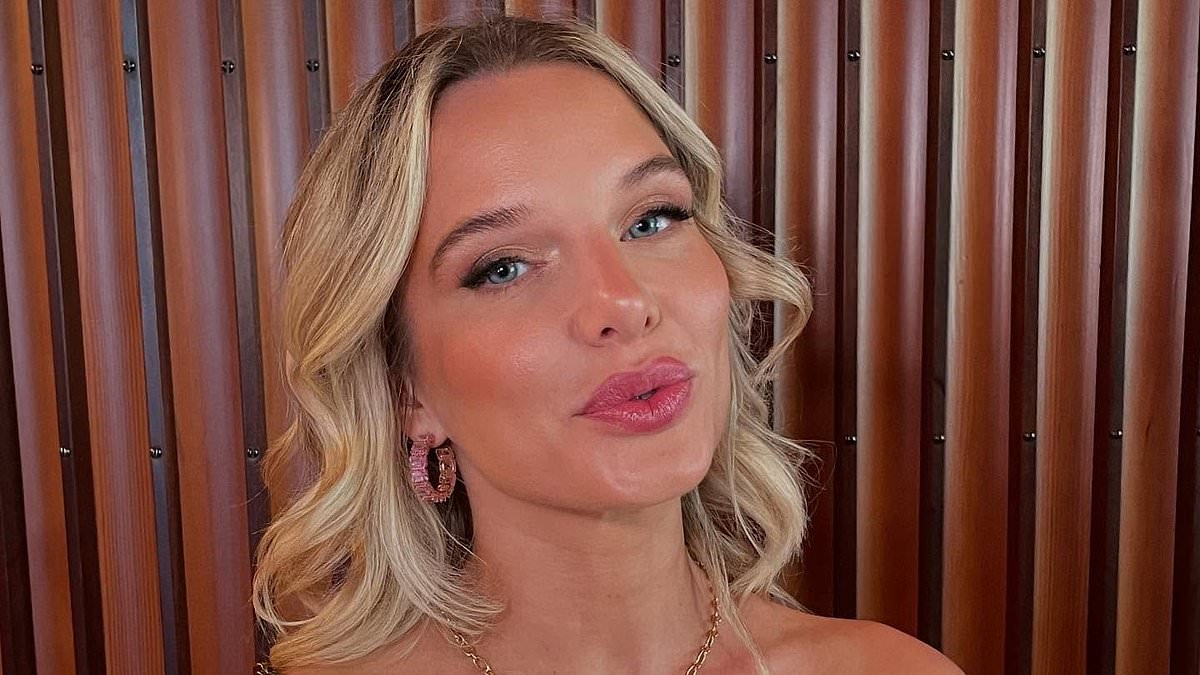 Helen Flanagan stuns in a busty pink dress as she shows off her gifted outfit - after 'broke' star admitted she's lost her £3.5m fortune