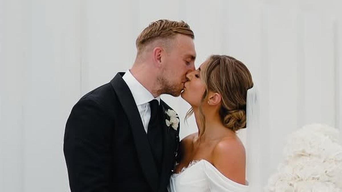 Dani Dyer is married! TV personality stuns in an off-the-shoulder gown as she ties-the-knot with Jarrod Bowen during intimate ceremony