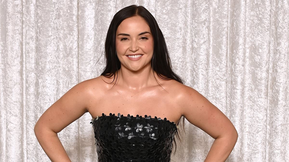 British Soap Awards 2025: Jacqueline Jossa wows in a strapless black gown as she joins chic Patsy Palmer and Michelle Collins in leading the red carpet glamour