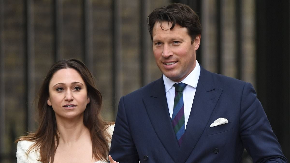 TALK OF THE TOWN: Look away now, ladies! Johnny the 'hot equerry' is hitched