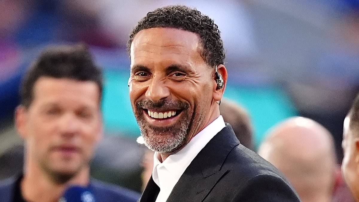 Rio Ferdinand takes his 'Last Dance' as Man United legend ends his TNT Sports career alongside Steven Gerrard and Laura Woods at the Champions League final in Munich