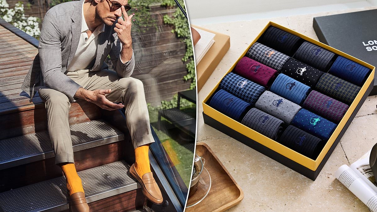 Luxurious socks so soft that they're a staple on red carpets - and the perfect Father's Day gift: 'Cannot rate these socks high enough!'