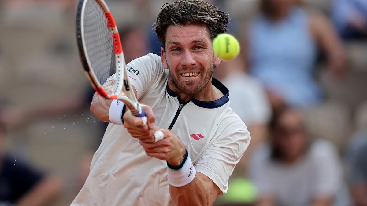 Cameron Norrie beats Jacob Fearnley in straight sets to win all-British clash at French Open - and could face Novak Djokovic next