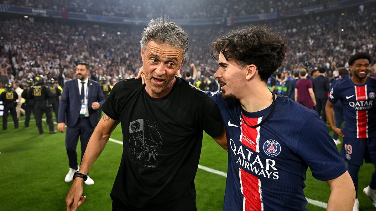 BREAKING NEWS Luis Enrique pays emotional tribute to daughter Xana with heartwarming act after Champions League final triumph for PSG
