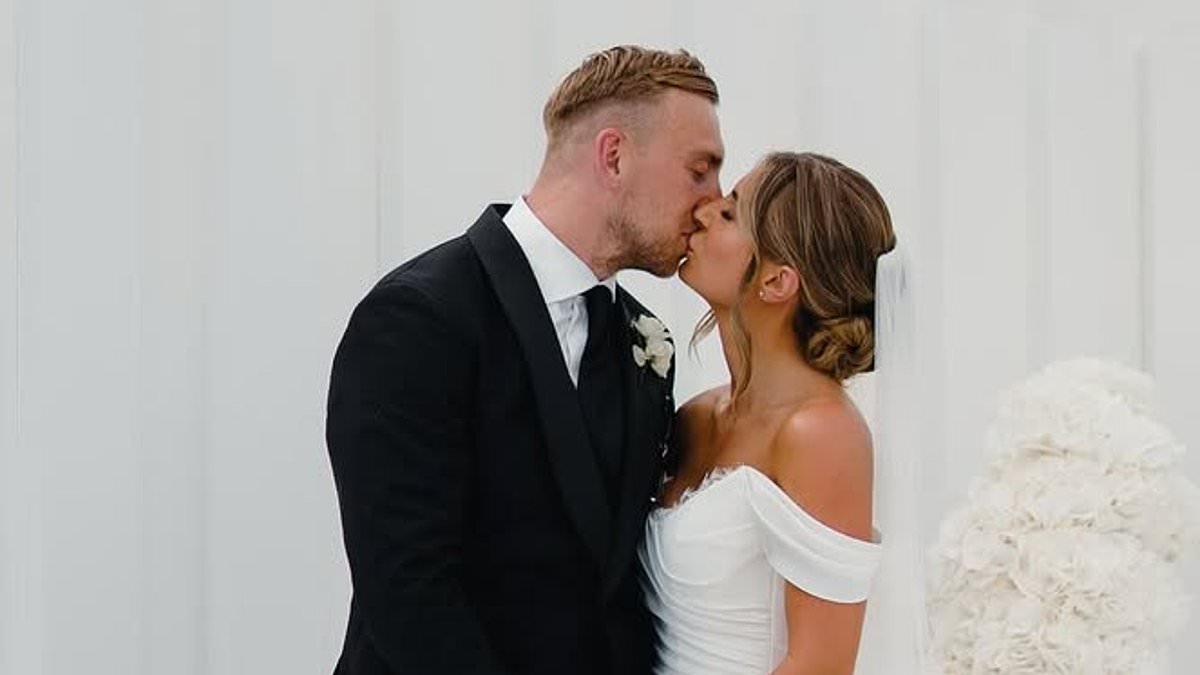 Inside Dani Dyer and Jarrod Bowen's lavish wedding as bride stuns in £10,000 dress during 'Bridgerton-themed' ceremony