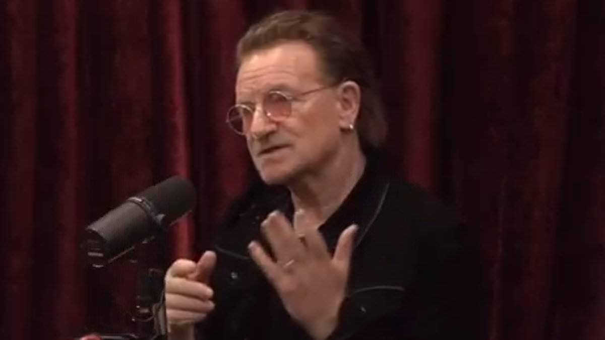 Elon Musk savages 'idiot' Bono over 'lies' about DOGE on Joe Rogan