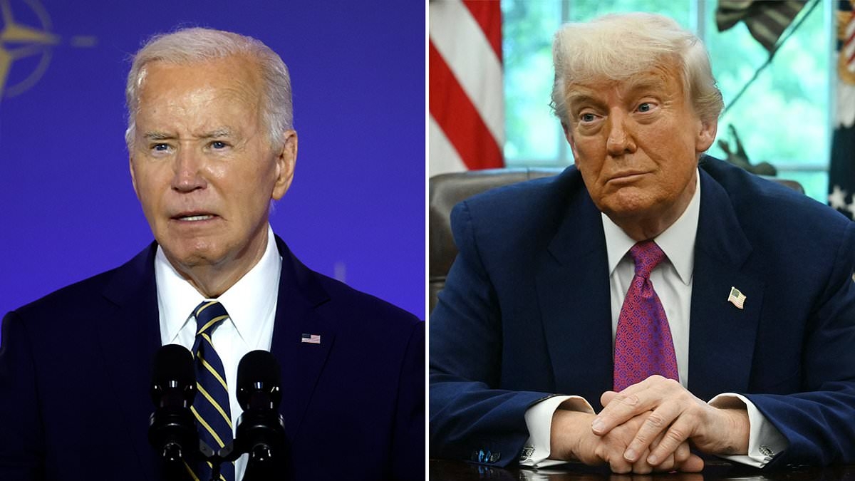 Trump shares theory that Joe Biden DIED in 2020 and was replaced by a clone