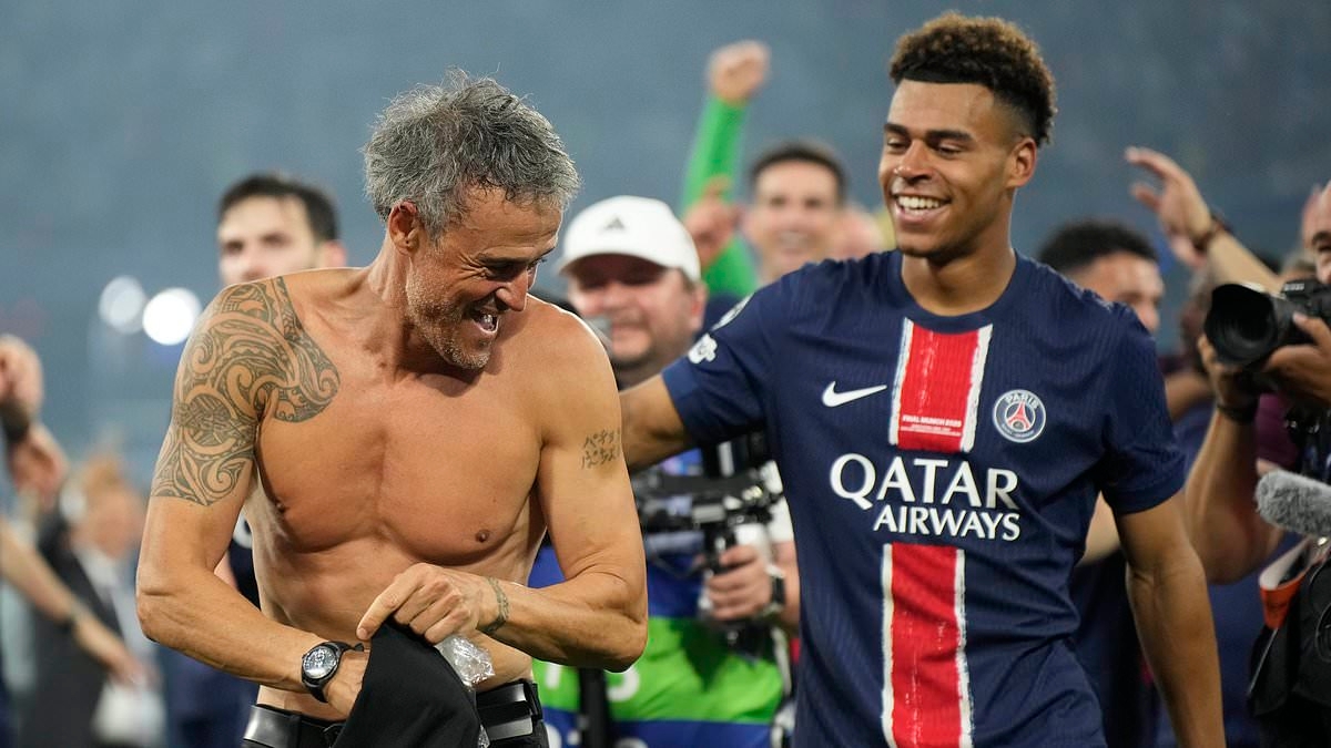 Two PSG stars receive rare 10/10 rating from L'Equipe following dominant Champions League triumph... but an Inter Milan player gets a ONE after enduring nightmare evening