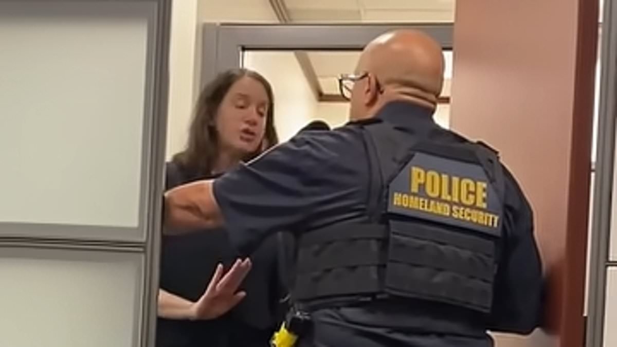 Chaos erupts as ICE raids office of top Democrat and detains staff