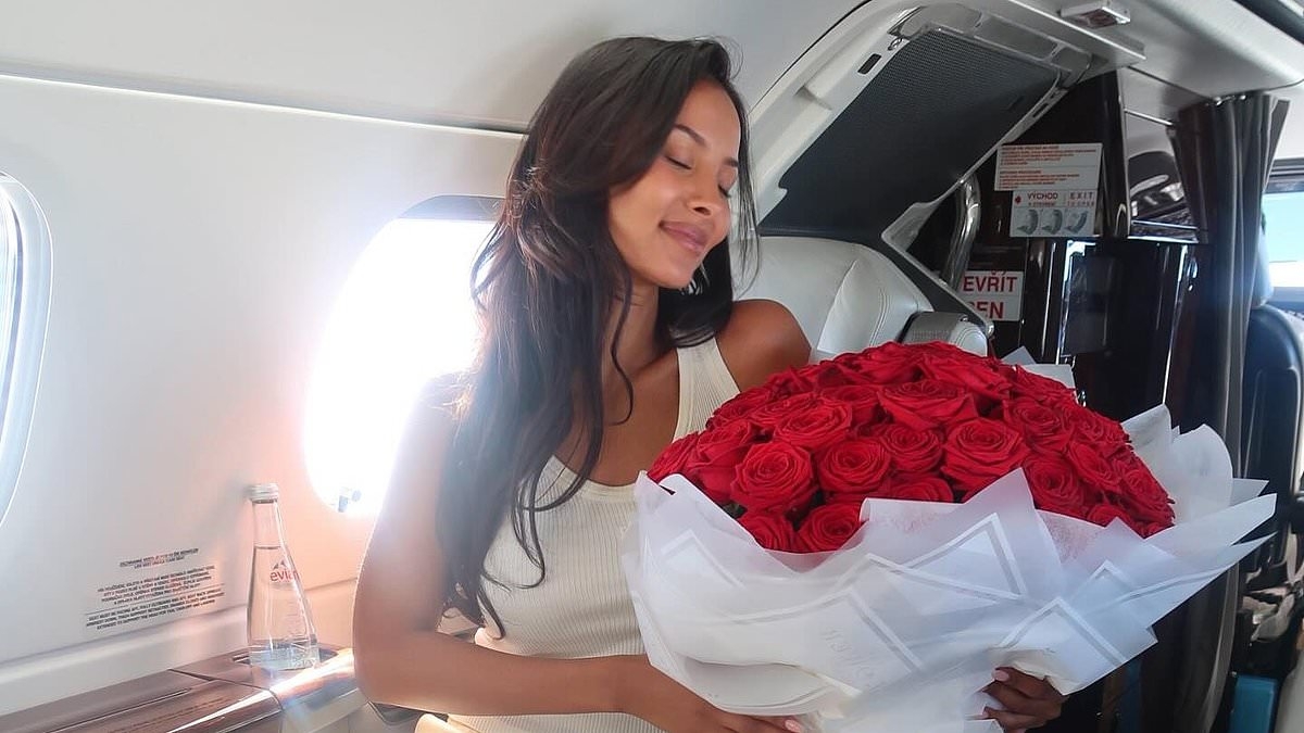 Maya Jama takes private JET to work as she begins filming Love Island - after romantic break with boyfriend Ruben Dias