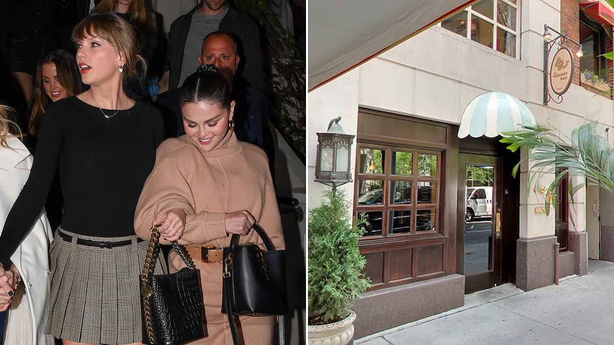 Taylor Swift is caught gossiping with Selena Gomez over dinner after finally gaining control of her music empire