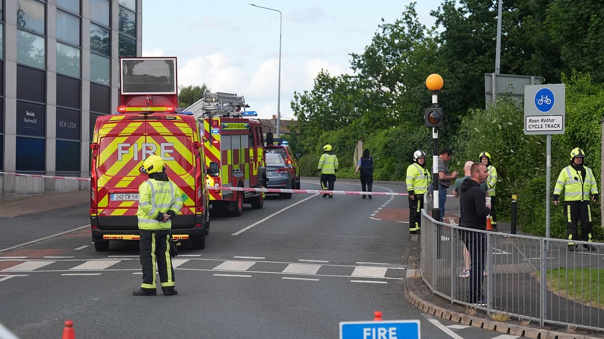 BREAKING NEWS Man dead and 'nine-year-old child injured' after shopping centre shooting in Ireland - as bomb squad are deployed after 'suspicious' device was found