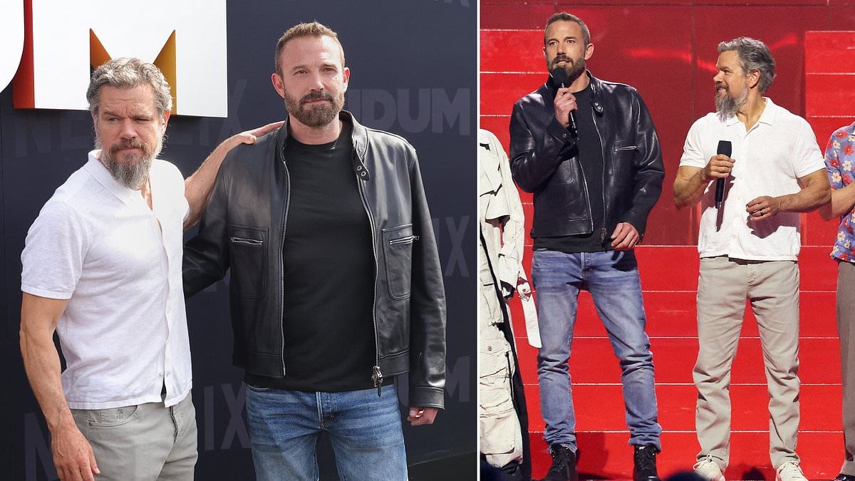Ben Affleck ROASTS longtime BFF Matt Damon over his burly gray beard
