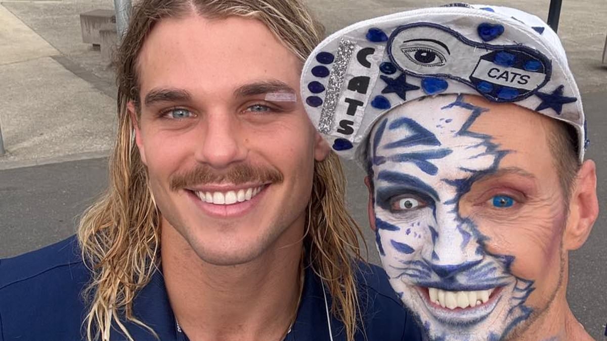 Famous AFL fan reveals why he RELUCTANTLY got rid of his 'good luck' swastika tattoo