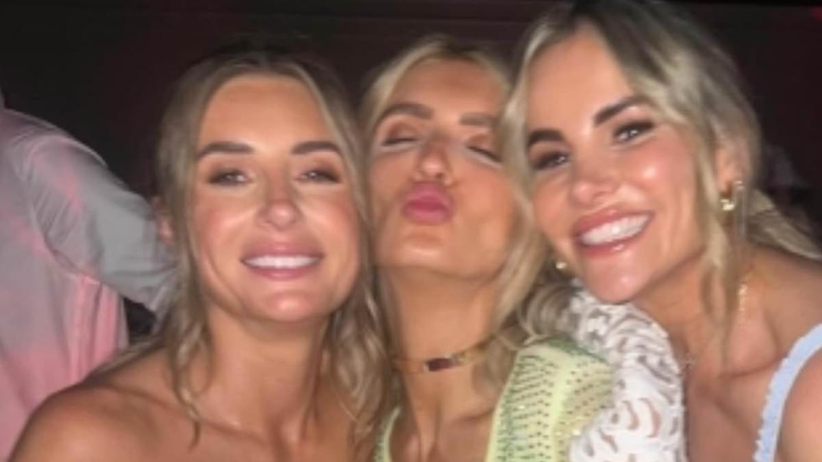 Dani Dyer parties into the early hours after Bridgerton themed wedding in a racy lace mini as father of the bride Danny kicks off the reception with rude West Ham anthem