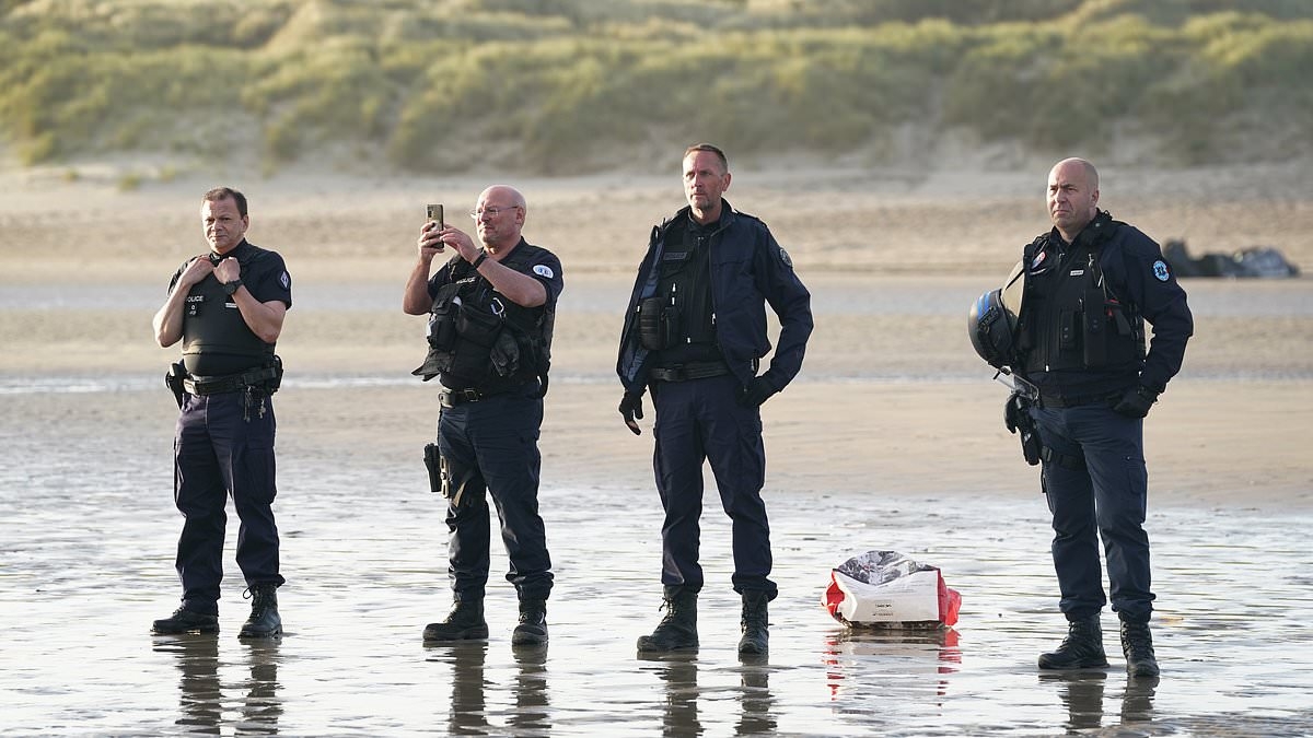 No fish deal until France gets serious on Channel boats: Tories urge PM to suspend EU deal amid fury at 'shocking' scenes of police 'waving off' hundreds of migrants near Calais
