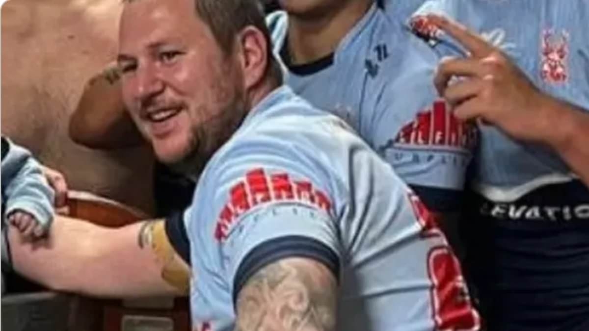 Young footy-playing father is mourned after his 'unexpected' death leaves close-knit team in shock
