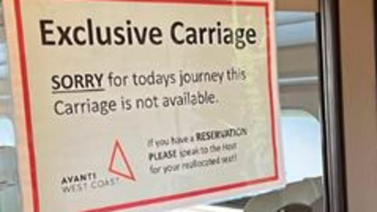 Disabled train passenger is forced to move so Coronation Street stars on way to Soap Awards could have their own private carriage