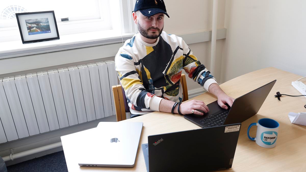 Reform launches Elon Musk-style 'DOGE' unit led by cap-wearing 28-year-old tech entrepreneur to cut 'wasteful' council spending