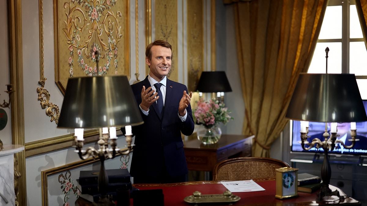 BREAKING NEWS Emmanuel Macron waxwork is STOLEN from Paris museum by 'Greenpeace activists'