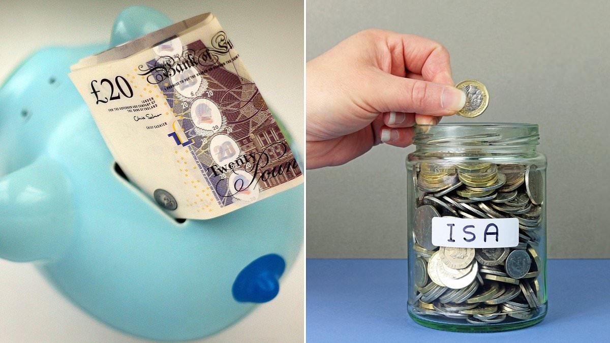 Savers rush to cash stuff their Isas with a record £14bn pouring into tax-free accounts in just one month