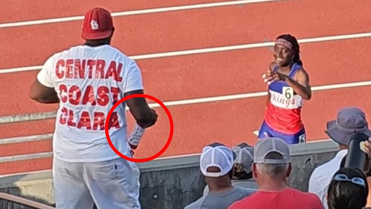 High school track star left heartbroken after being disqualified for this 'unsportsmanlike' celebration... but do you agree?