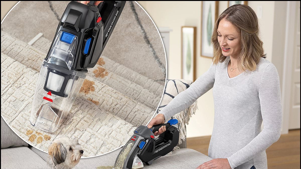 This Bissell cleaner for pet messes and stains is only $80 right now at QVC - that's 42% off