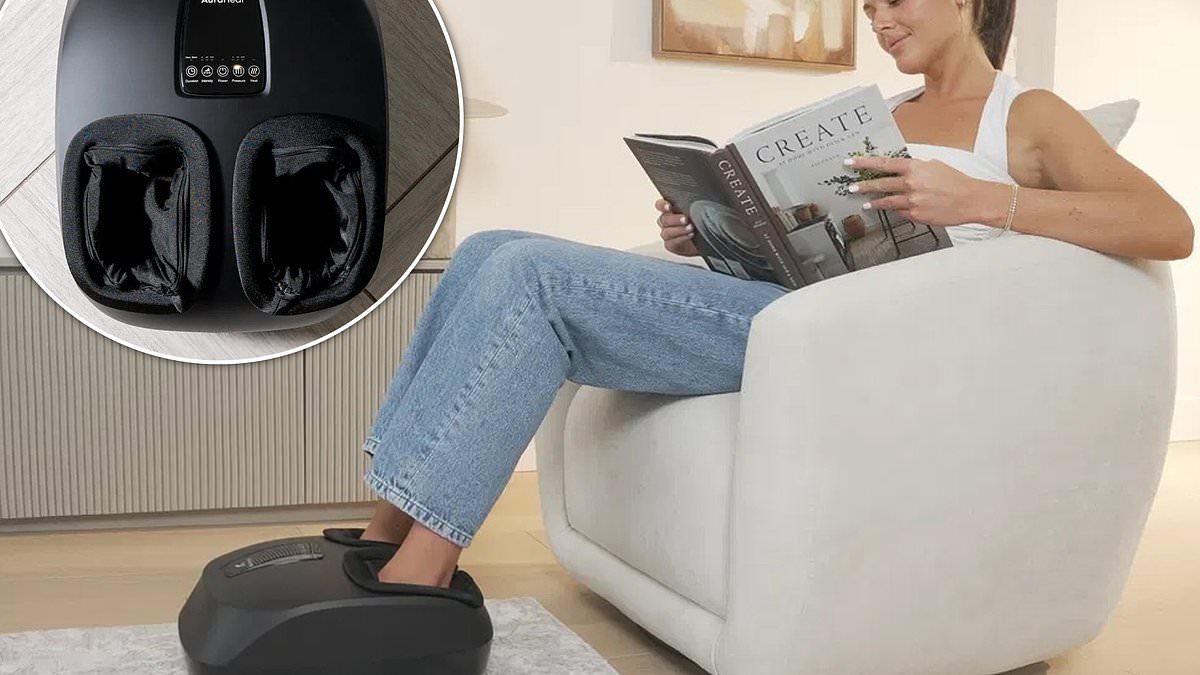 The shiatsu foot massager that cures foot pain AND improves circulation now on sale: 'My feet feel completely rejuvenated.'
