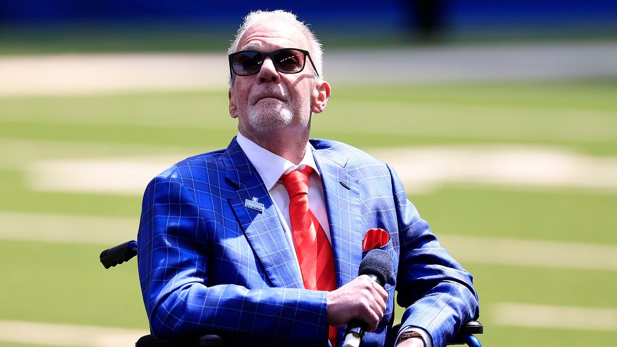 Pat McAfee leads the tributes to Jim Irsay as family and friends gather to say final goodbye to late Colts owner