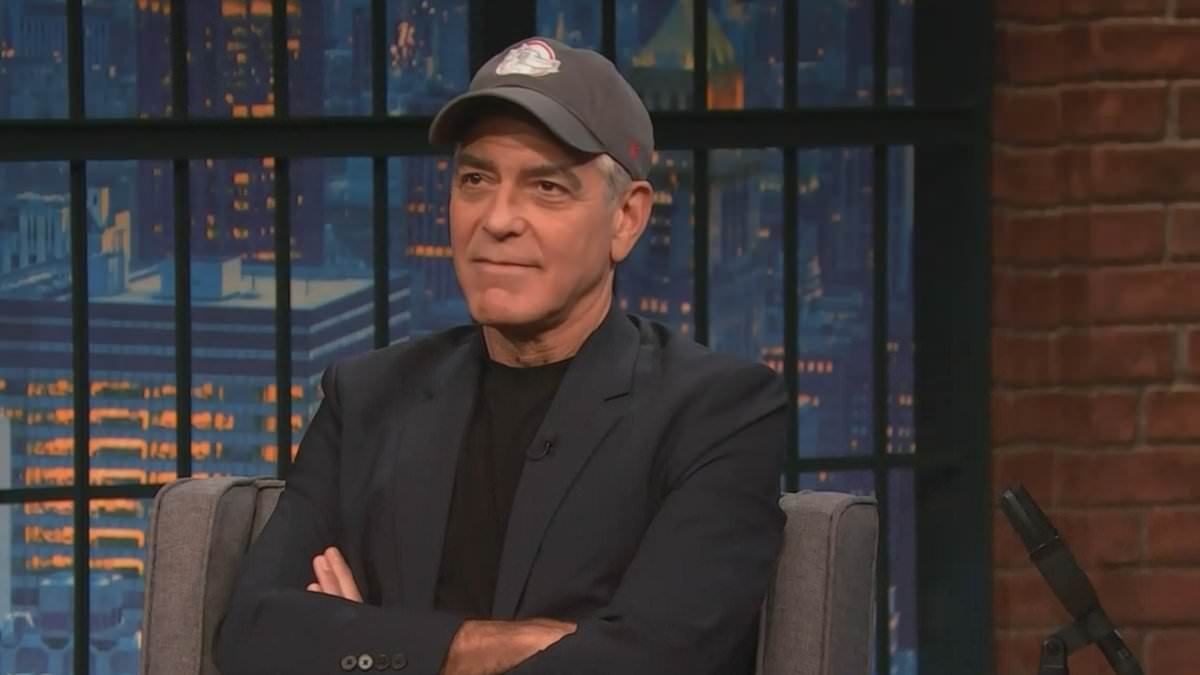 George Clooney, 64, reveals what wife Amal thinks of his 'horrible midlife crisis' dark hair for Broadway play