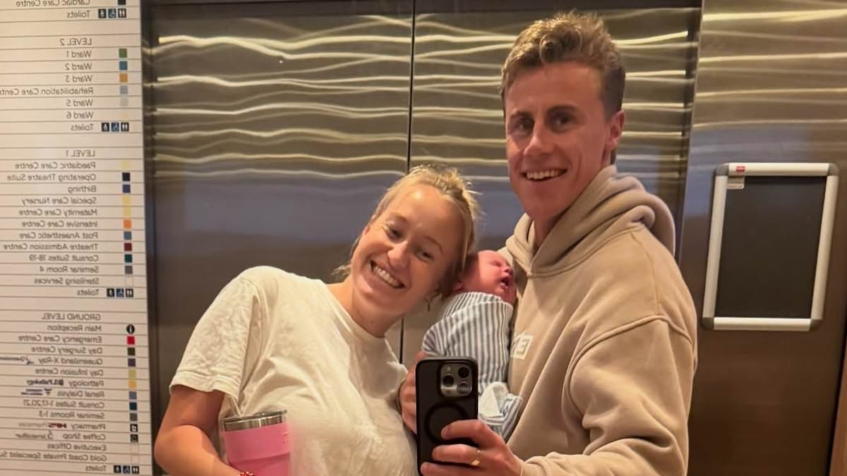 World champion Ironman Matt Bevilacqua welcomes first child with wife Brielle Cooper - and reveals special meaning behind baby's name