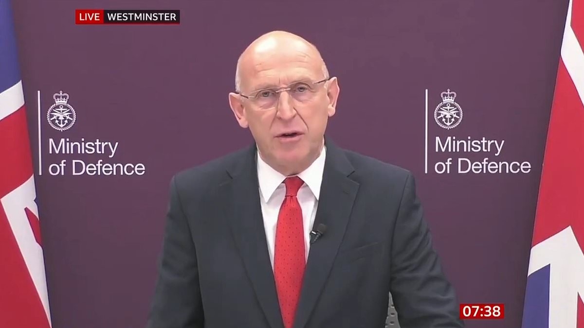 John Healey refuses to rule out tax rises to fund £12bn drive to make Britain 'war-ready' as he says he is '100% confident' money will be found