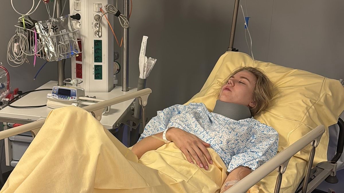 European royal gives poignant update after horrific motorcycle accident which saw her 'crash headfirst into a wall'