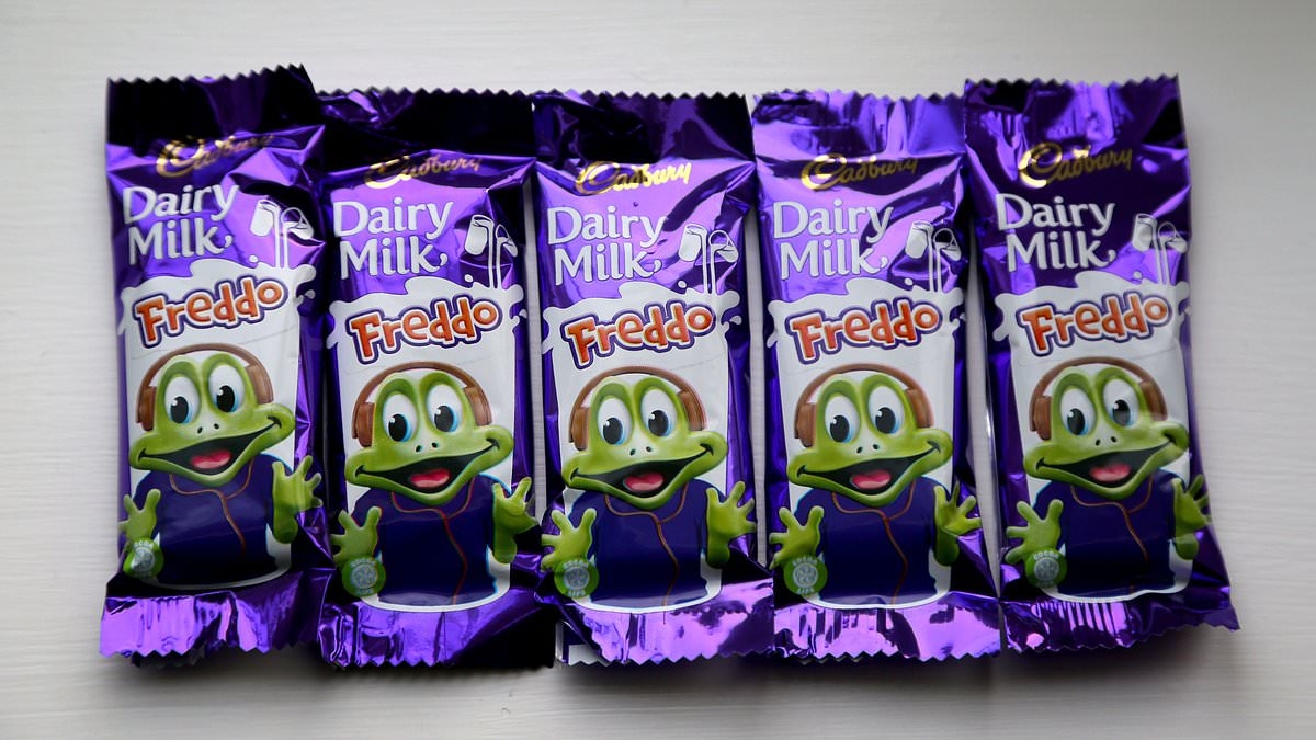 Freddo chocolate hit by shrinkflation AGAIN as Cadbury slashes the number of bars in £1.40 multipack