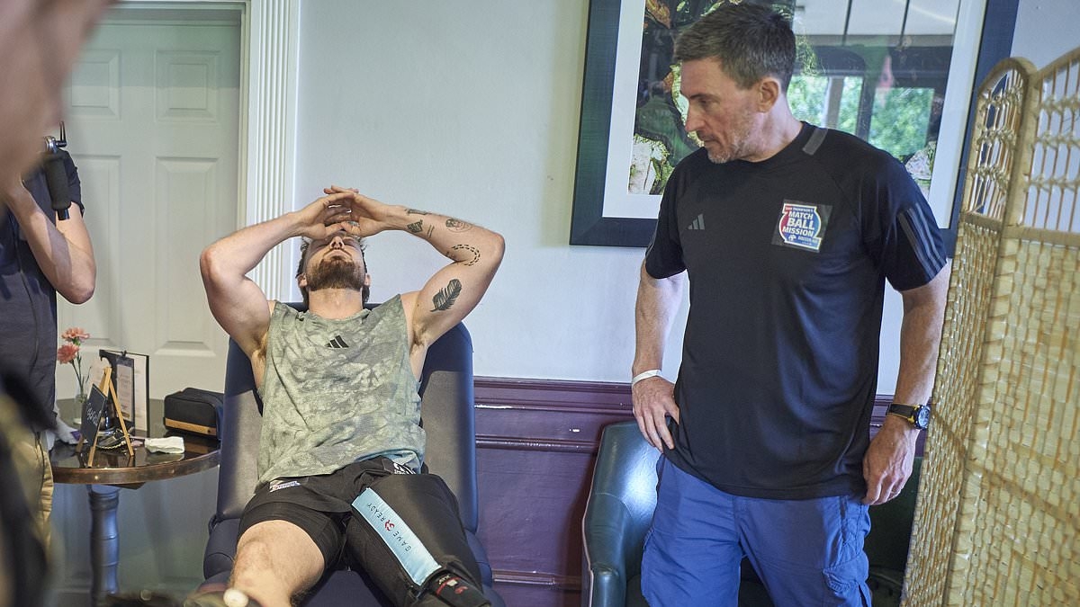 Sam Thompson issues update on his painful calf injury as he's forced to modify the second leg of 'emotional' 260-mile endurance challenge