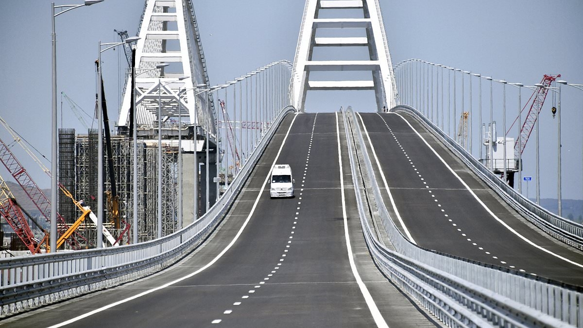 Ukraine strikes Russia's strategic Kerch Bridge to Crimea