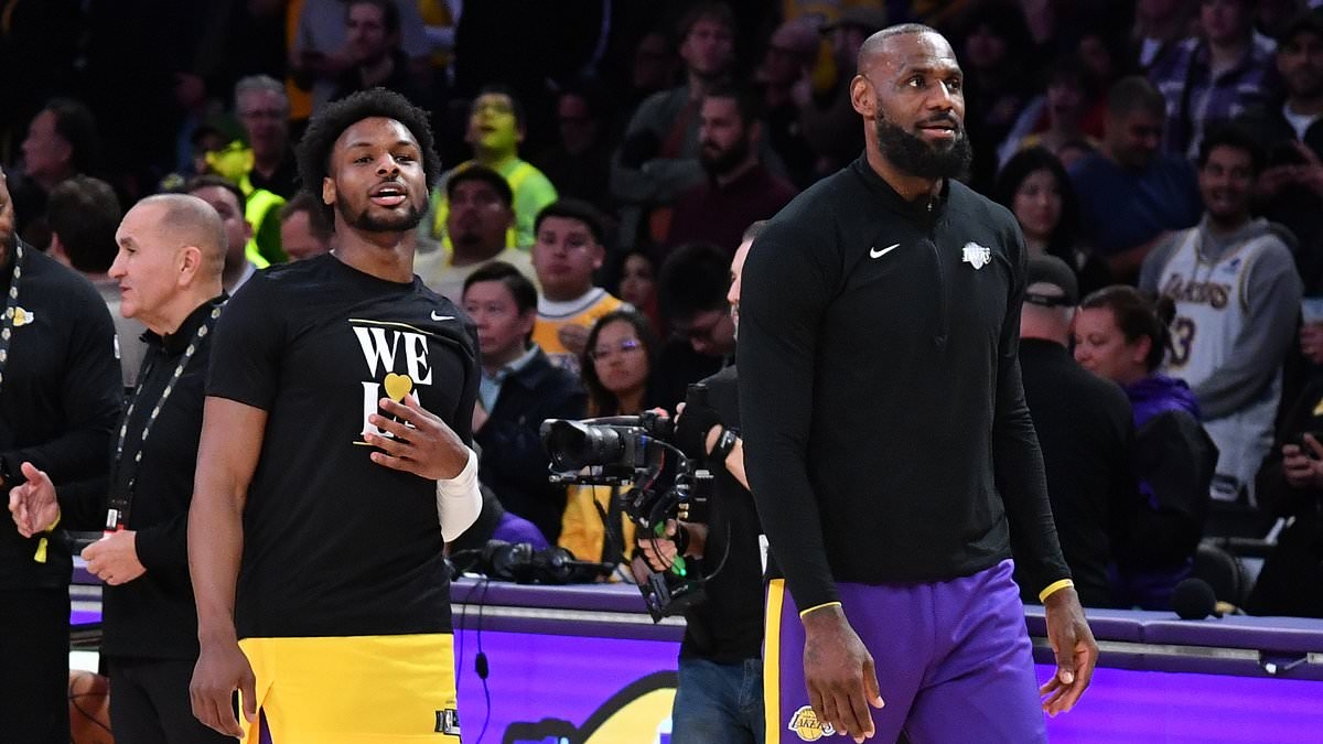 Bronny James set for major new Lakers role amid doubts over dad LeBron's NBA future