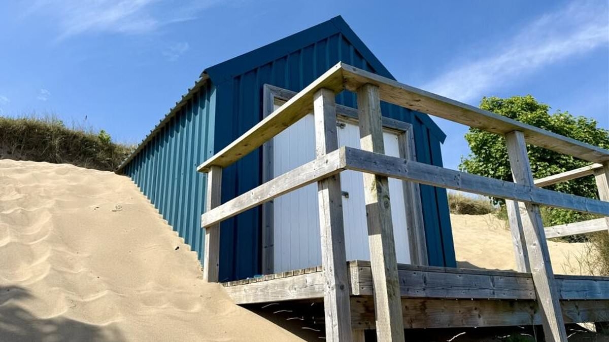 Tiny beach hut in trendy Welsh holiday hotspot dubbed 'Cheshire-by-Sea' goes on sale for £150,000