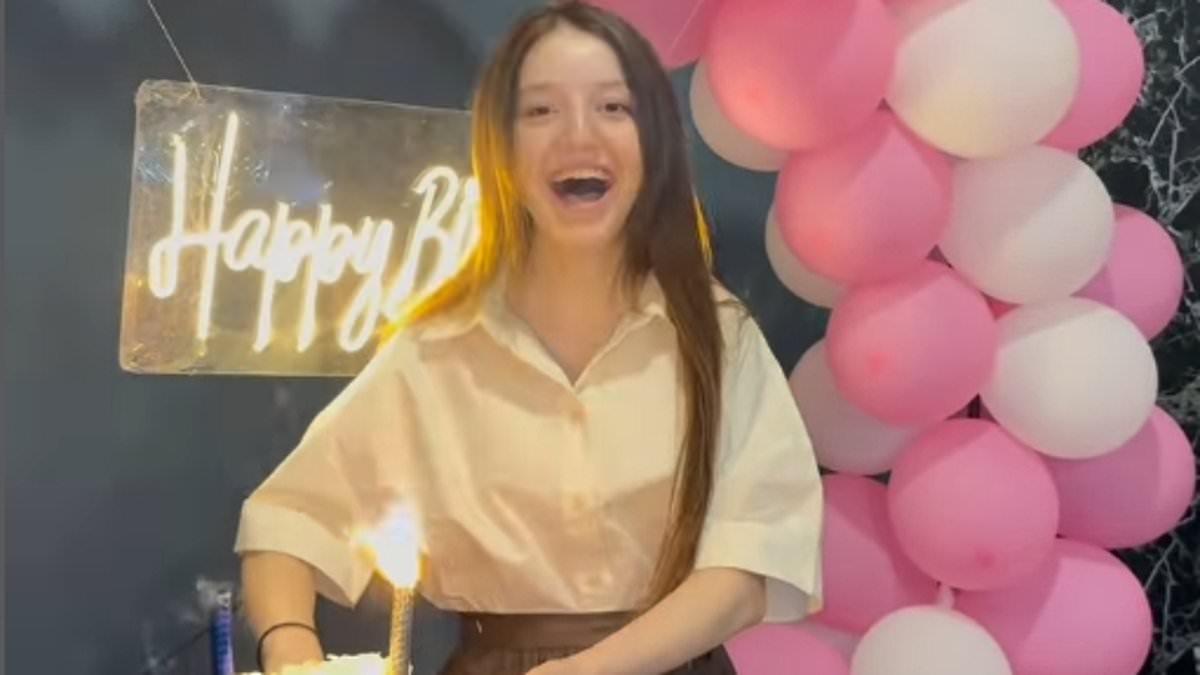 Stalker shoots dead beauty influencer TikTok star hours after she posted final video cutting her 17th birthday cake