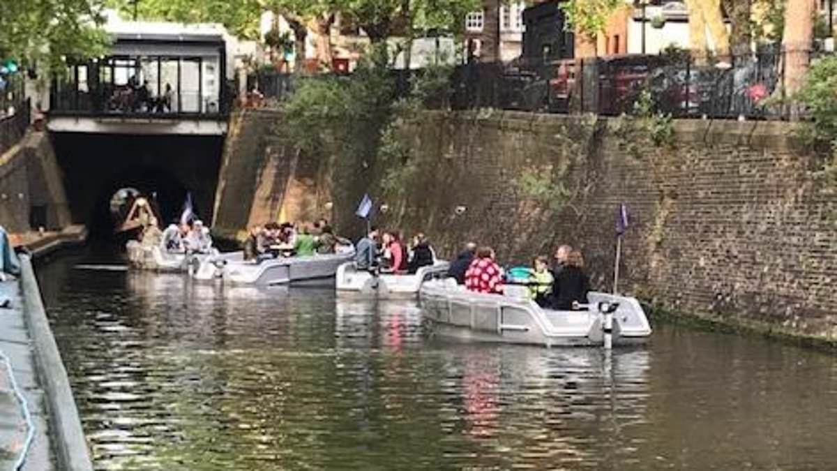 London's canal of chaos: Furious homeowners battle against antisocial behaviour after boat party revellers had sex, flashed and used gardens as toilets