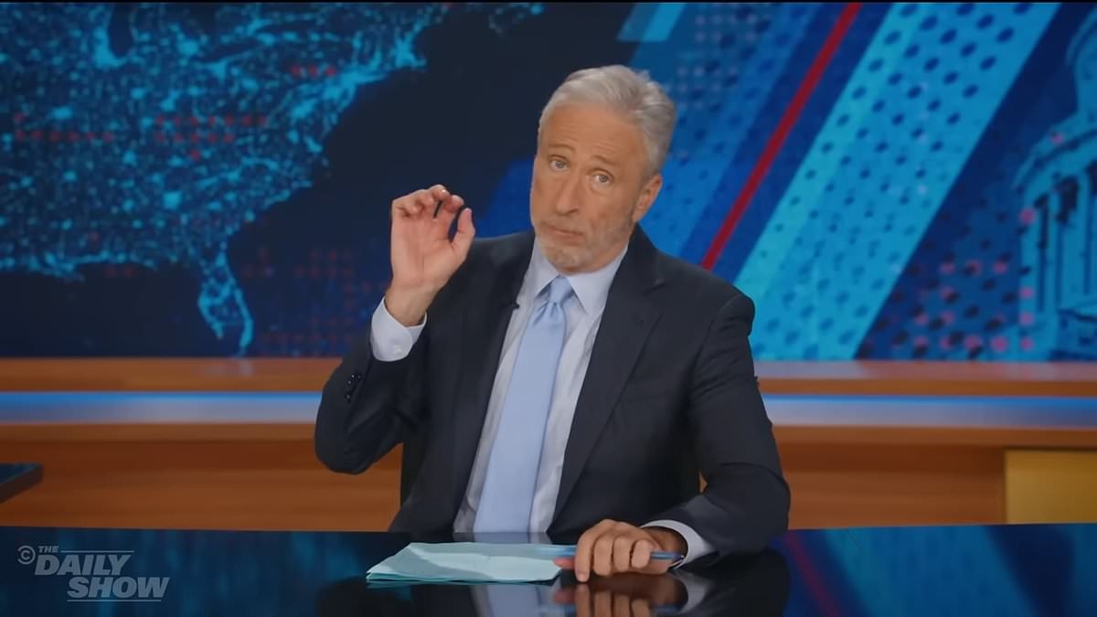 Jon Stewart roasts Elon Musk over spectacular fall from grace at the White House